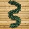 9ft Deluxe Evergreen Garland - 210 Lifelike Tips - Festive Holiday Decor